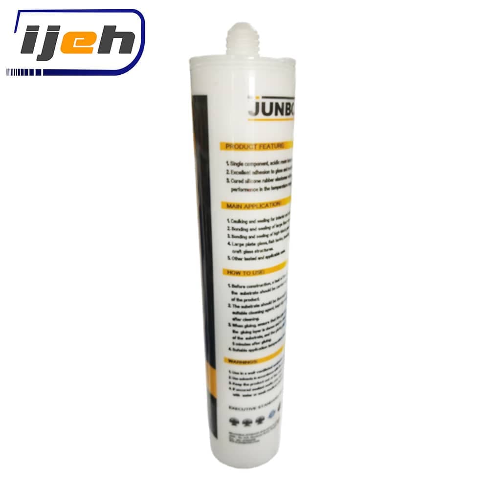 چسب همه کاره سیلیکون اسیدی سفید جانباند Junbond Acetic Glass Sealant 7132 300ml – JB7132 — تصویر ۸