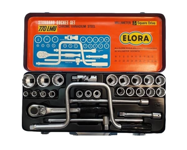جعبه بکس الورا 26 پارچه 1/2 اینچ مدل 770LMU ELORA