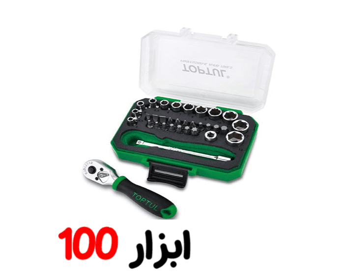جعبه بکس تاپ تول 33 پارچه 1/4 اینچ مدل GABW3301 — تصویر ۳