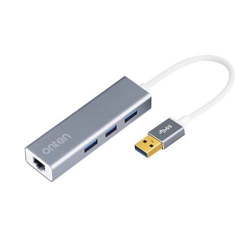 هاب USB 3.0 اونتن مدل U5220 با پورت USB 3.0 و ONTEN LAN 1000 — تصویر ۶