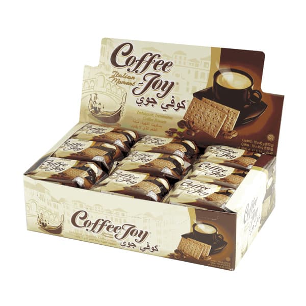 پک 18 عددی بیسکوییت قهوه کافی جوی (Coffee Joy)