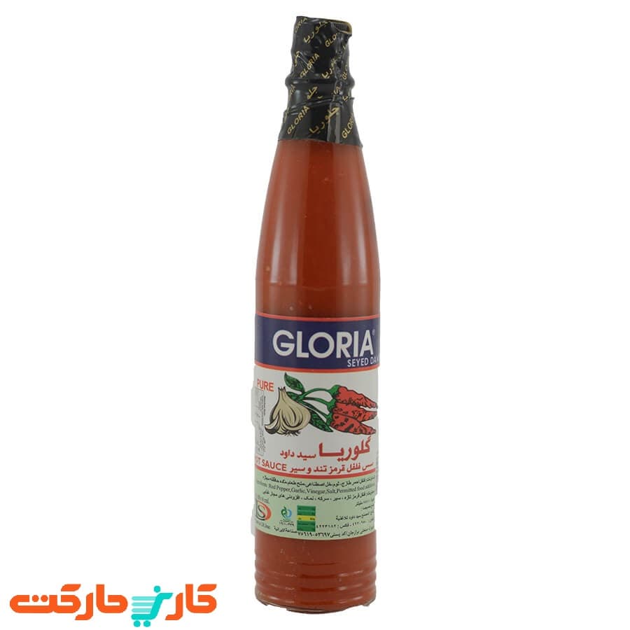 سس فلفل قرمز تند و سیر گلوریا 88 میلی لیتر (Gloria)