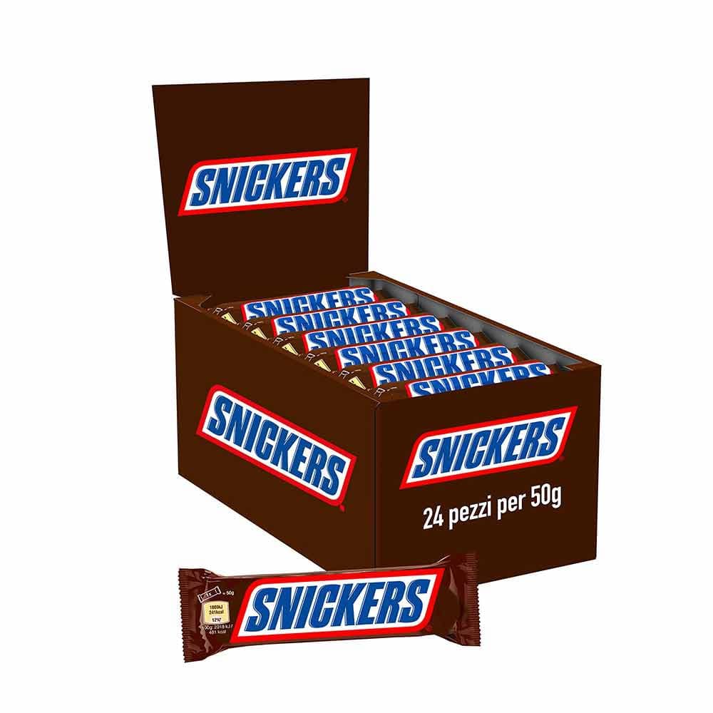 پک 24 عددی شکلات 50 گرمی اسنیکرز (Snikckers)