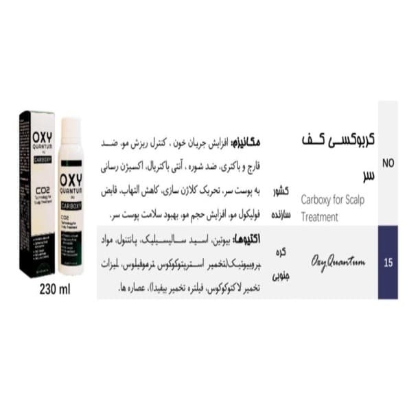 کربوکسی کف سر اکسی کوانتوم کره 230میل — تصویر ۵