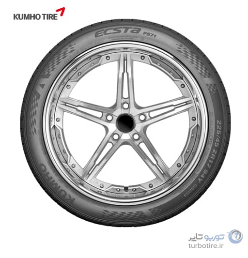 تایر کومهو مدل 205/60R16 گل PS71 تاریخ تولید 2025 — تصویر ۸