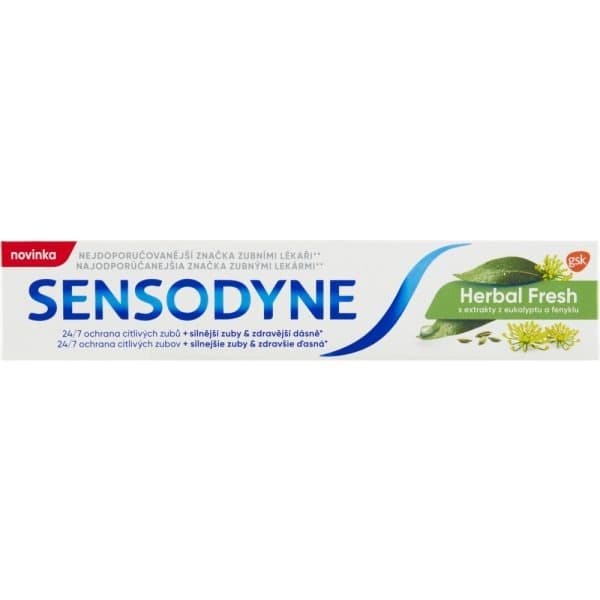 خمیردندان گیاهی دندان حساس سنسوداین ؛ حاوی رازیانه سنسوداین Herbal Sensodyne — تصویر ۲