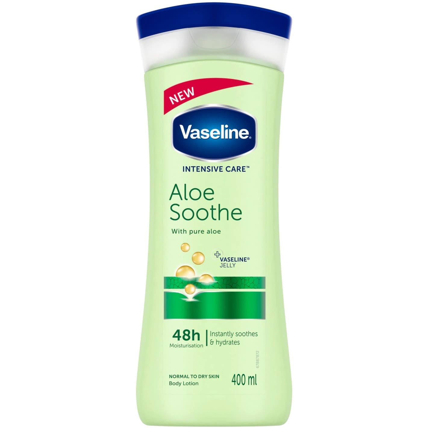 لوسیون بدن آلوئه ورا وازلین vaseline aloe smooth body lotion — تصویر ۳