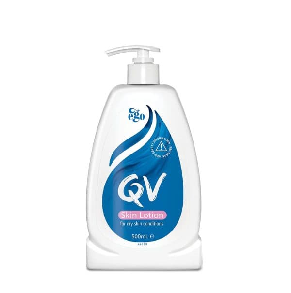 لوسیون پمپی کیو وی qv نرم کننده مرطوب کننده ۲۴ ساعته مناسب پوست خشک و آسیب های اگزما آتوپیک، درماتیت، پسوریازیس۵۰۰میل