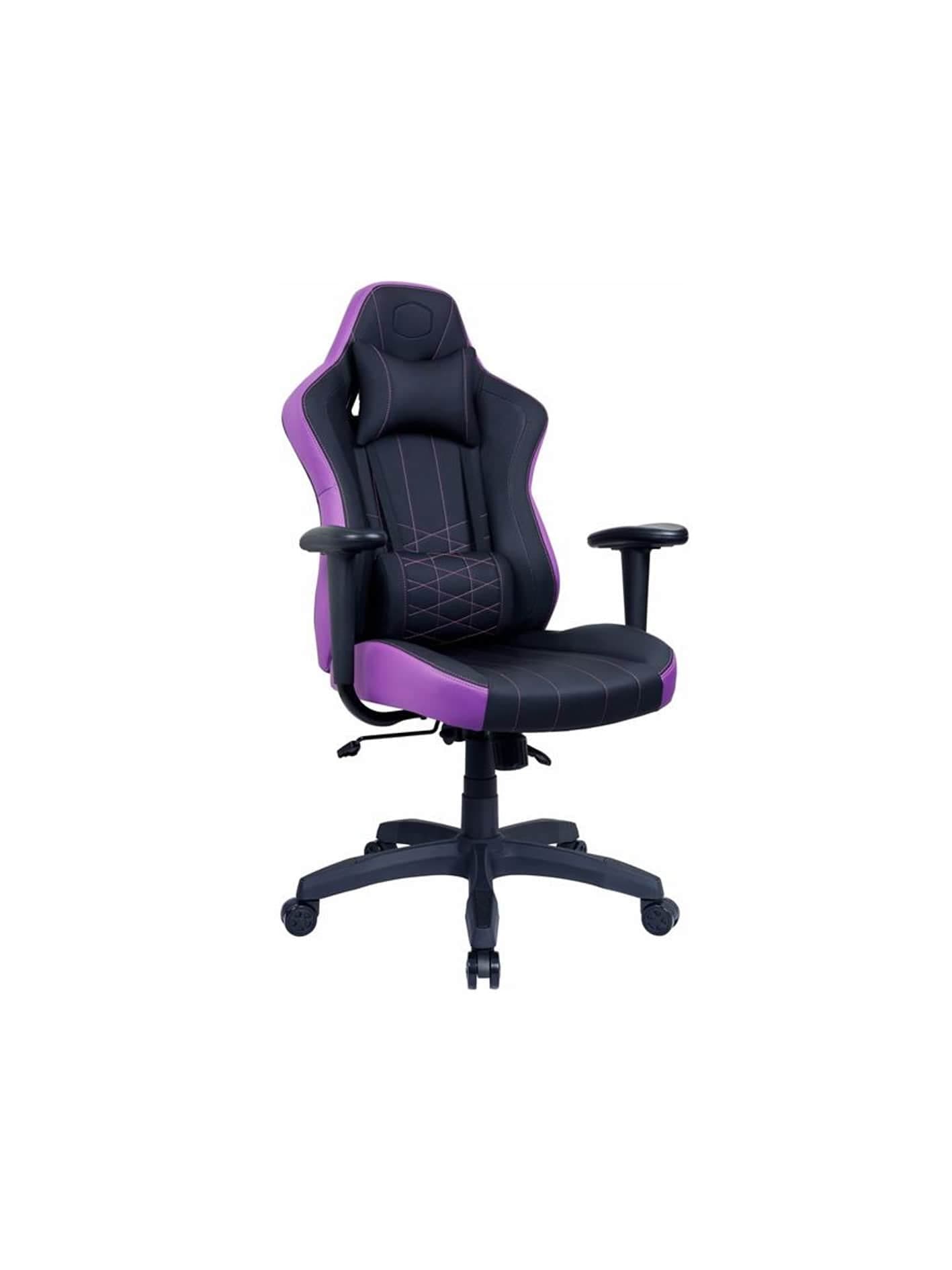 صندلی گیمینگ کولرمستر مدل GCE1 PURPLE BLACK — تصویر ۸