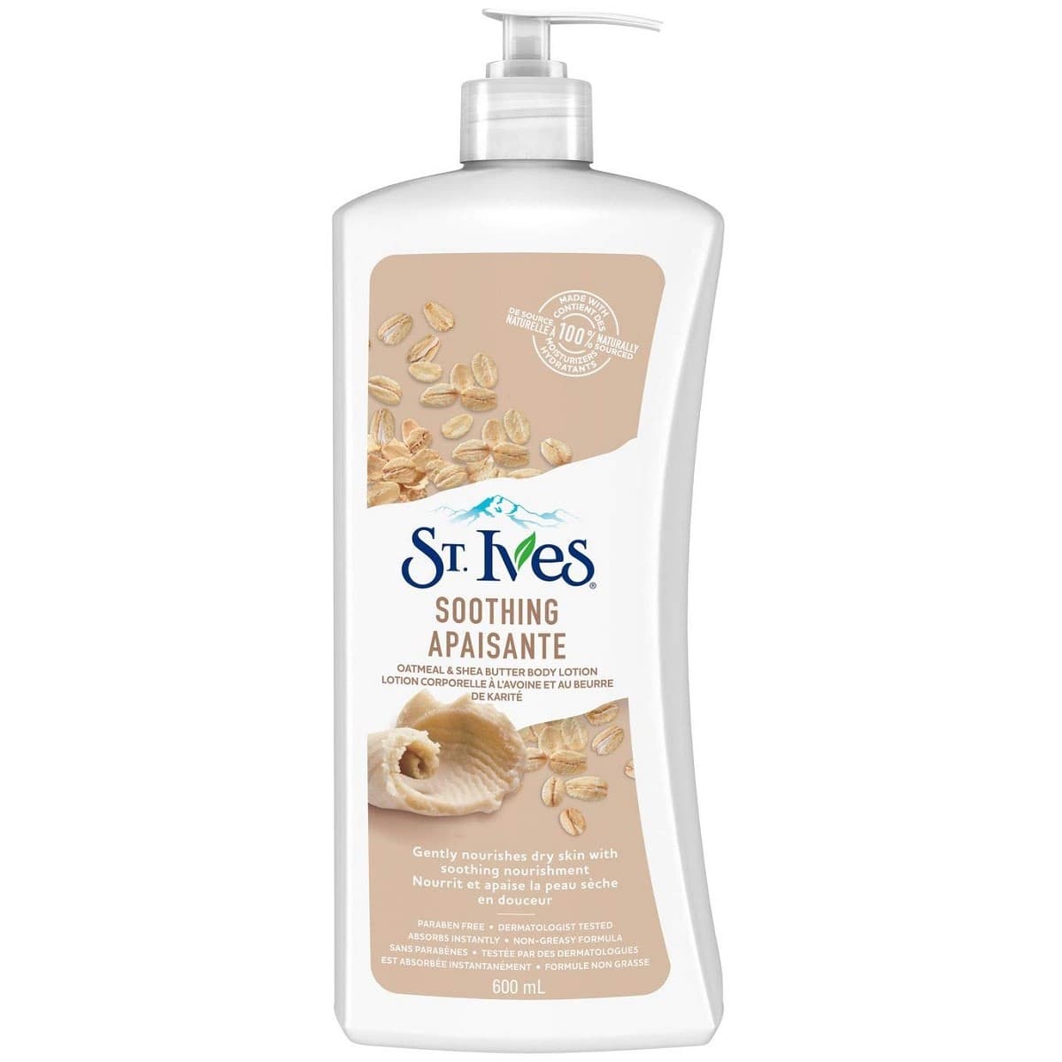 لوسیون بدن جو دو سر و شی باتر سنت ایوز st.ives oat & shea butter body lotion