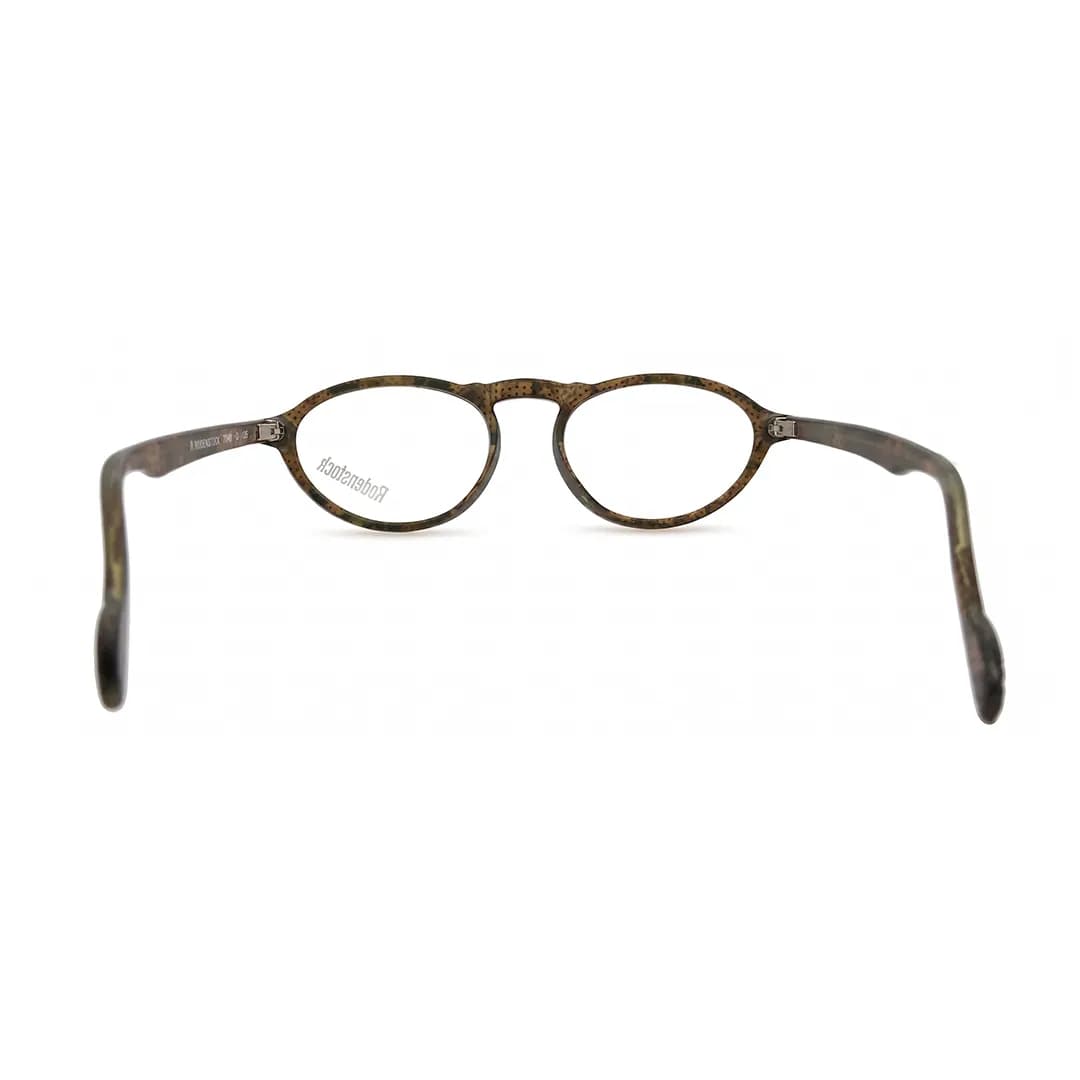 عینک طبی زنانه و مردانه Rodenstock مدل 7040 | فریم بیضی سبز زیتونی — تصویر ۵