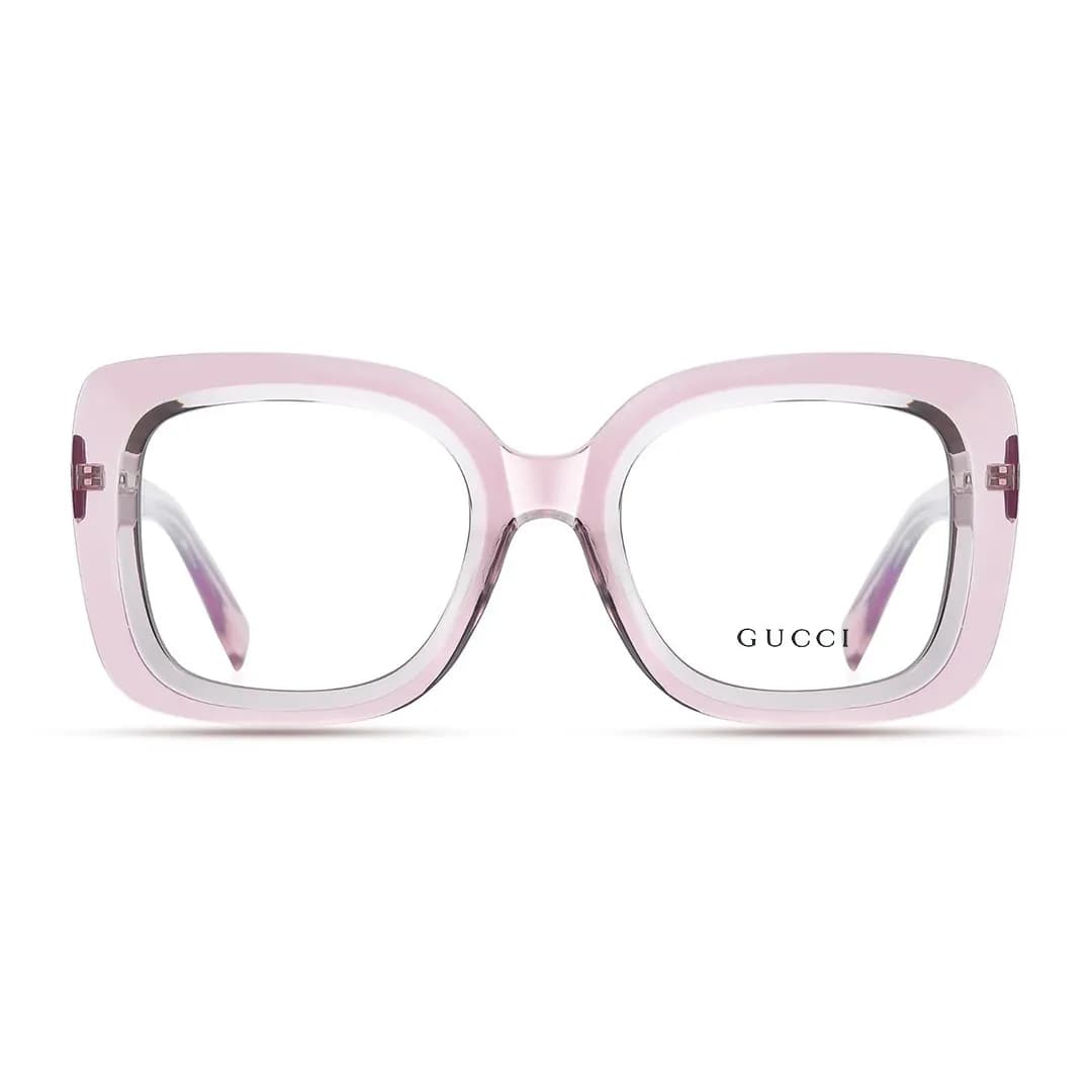 عینک طبی فریم پروانه‌ ای زنانه GUCCI مدل 2171 صورتی — تصویر ۱۰