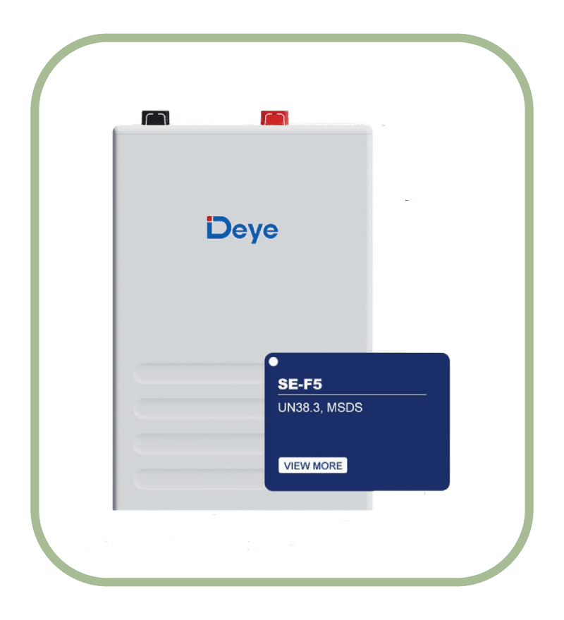 باتری لیتیوم 5 کیلووات ساعت 100 آمپر LV برند Deye مدل SE-F5 — تصویر ۵