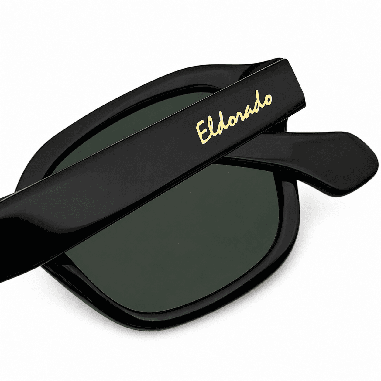 عینک آفتابی ELDORADO مدل WD1546 | فریم مربع مشکی براق اروپایی — تصویر ۷