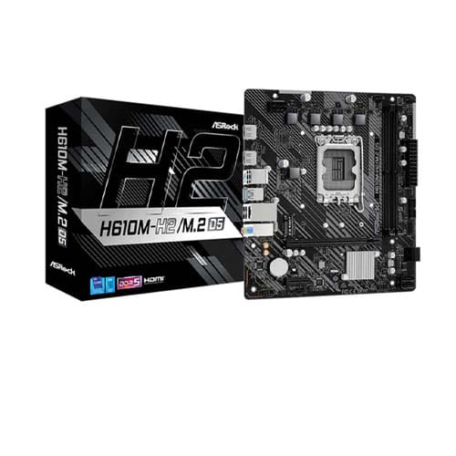 Asrock H610M-H2/M.2 DDR5 LGA1700 MicroATX Motherboard — تصویر ۶
