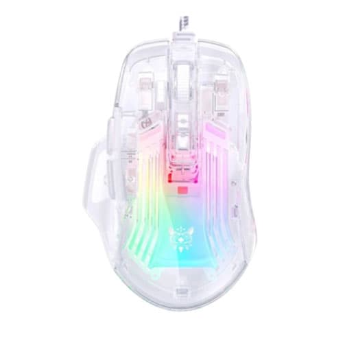Onikuma CW923 RGB Transparent Wired Gaming Mouse — تصویر ۵