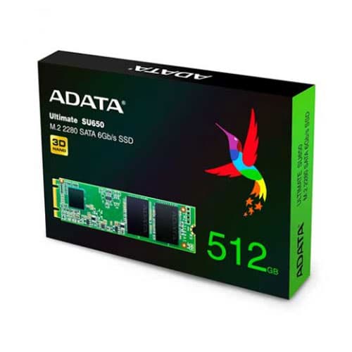 Adata SATA M2 2280 SU650 SSD Internal Hard Drive – 512GB