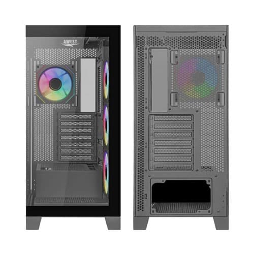 Awest GT-AQ16-MB Mid-Tower Gaming Computer Case — تصویر ۳