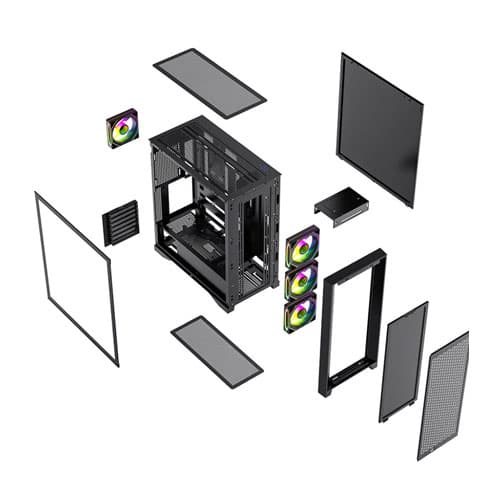 LogiKey LK-C634B Mid Tower Computer Case — تصویر ۷