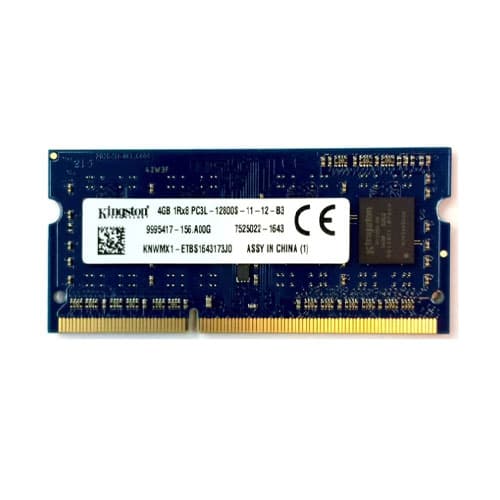 Kingston DDR3 PC3L 12800s 1600MHz 4GB RAM LAPTOP