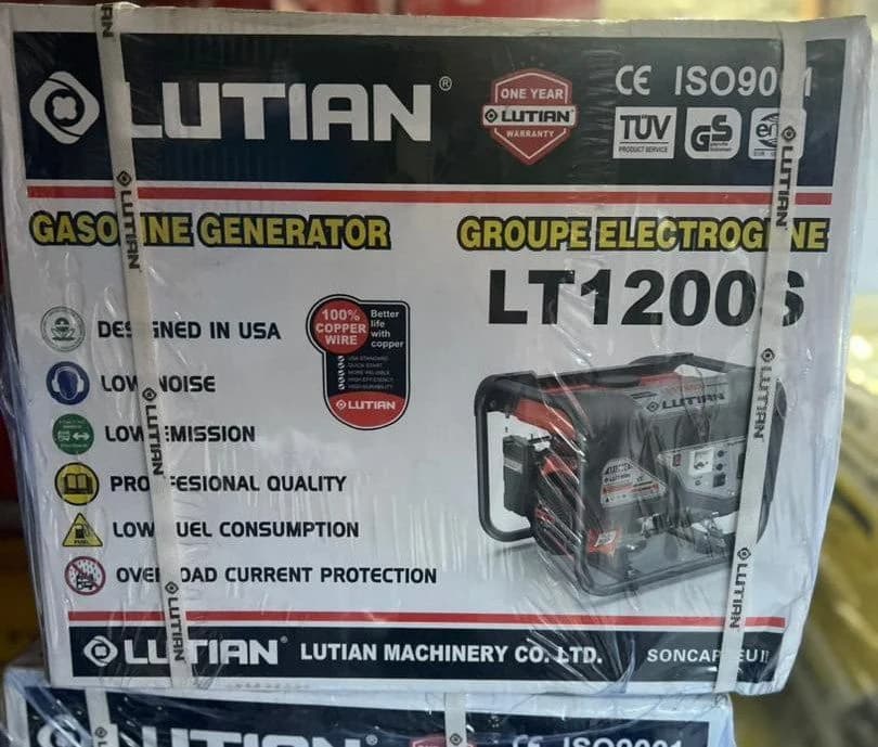 موتور برق 1200 وات بنزینی لوتیان مدل LUTIAN LT-1200S — تصویر ۳