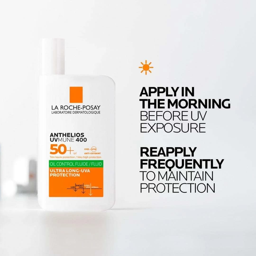 ضد آفتاب لاروش پوزای آنتلیوس UVMune 400 Oil Control Oil Control Fluid حجم 50 میلی‌لیتر — تصویر ۱۲