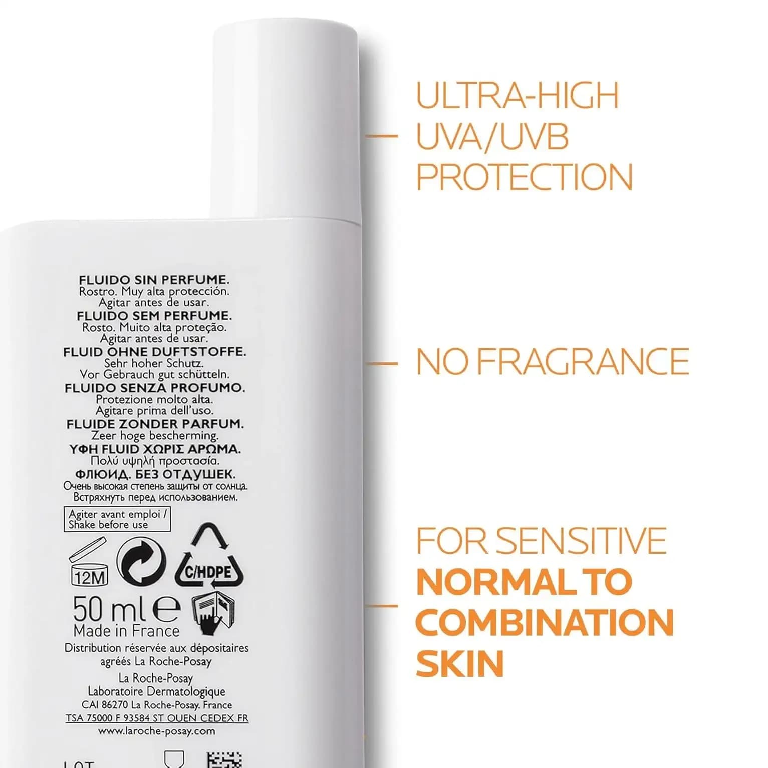 فلوئید ضد آفتاب رنگی لاروش پوزای مدل Anthelios UVMune 400 با +SPF50 حجم 50 میلی‌لیتر — تصویر ۸