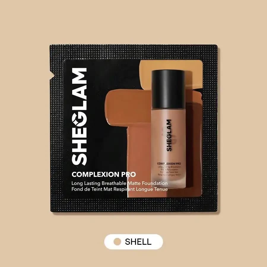 کرم پودر مات شیگلم مدل Complexion Pro رنگ Shell — تصویر ۹