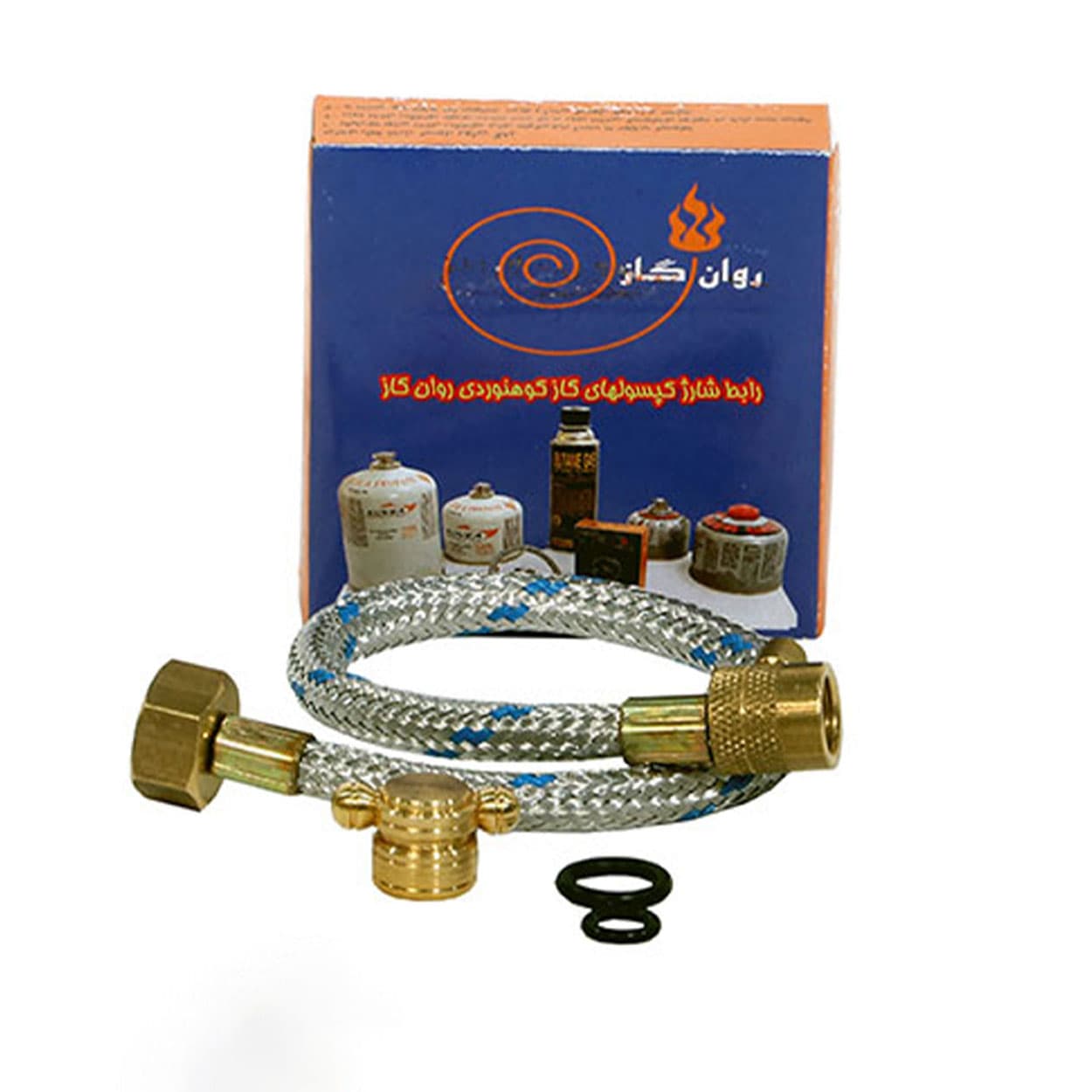 رابط شارژ کپسول گاز کوهنوردی روان گاز Ravan Gas