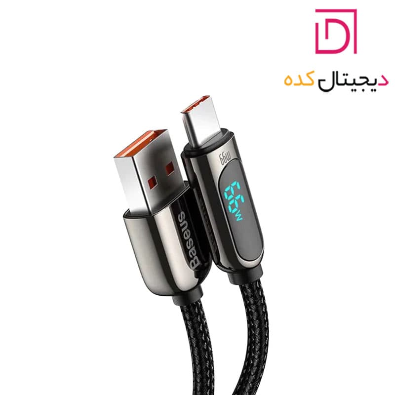 کابل شارژر باسئوس تایپ سی مدل CASX020001 به طول 1 متر — تصویر ۴