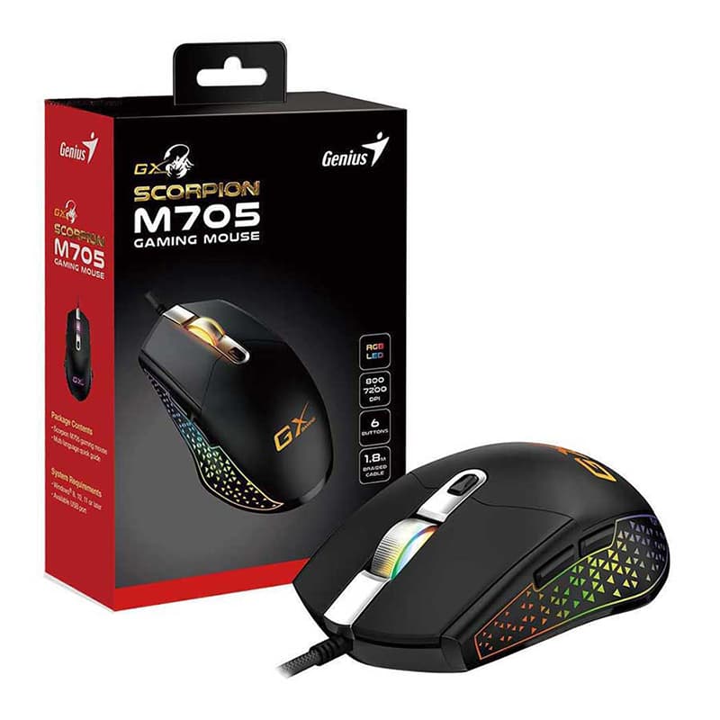 ماوس گیمینگ جنیوس مدل Scorpion M705 — تصویر ۱۲