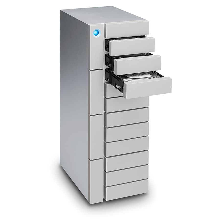 هارد اکسترنال لسی مدل LaCie 12big Thunderbolt 3 12-Bay RAID Thunderbolt 3 STFJ72000400 ظرفیت 72 ترابایت — تصویر ۷