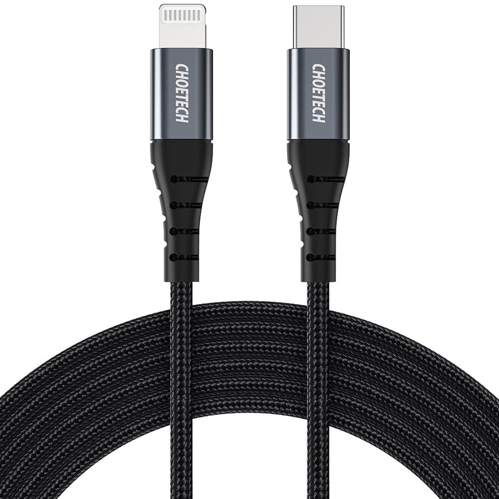 کابل CHOETECH چویتِک تبدیل USB-C به Lightning طول 1.2 متری 3 آمپر مدل IP0039