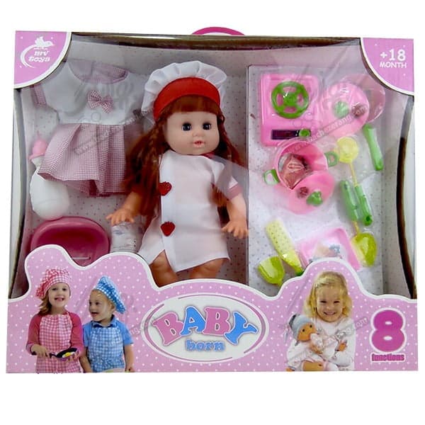 پک عروسک آشپز Baby Born کد633 — تصویر ۷