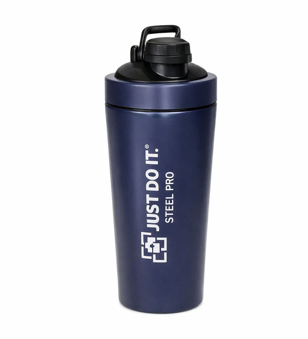 شیکر استیل پرو یک تکه درپیچی مدل JUST DO IT — تصویر ۱۰