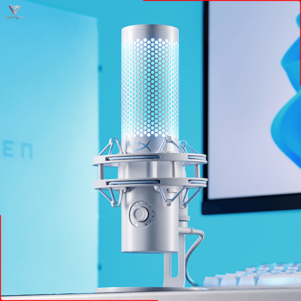 میکروفون گیمینگ HyperX Quadcast 2 Frost — تصویر ۱۲
