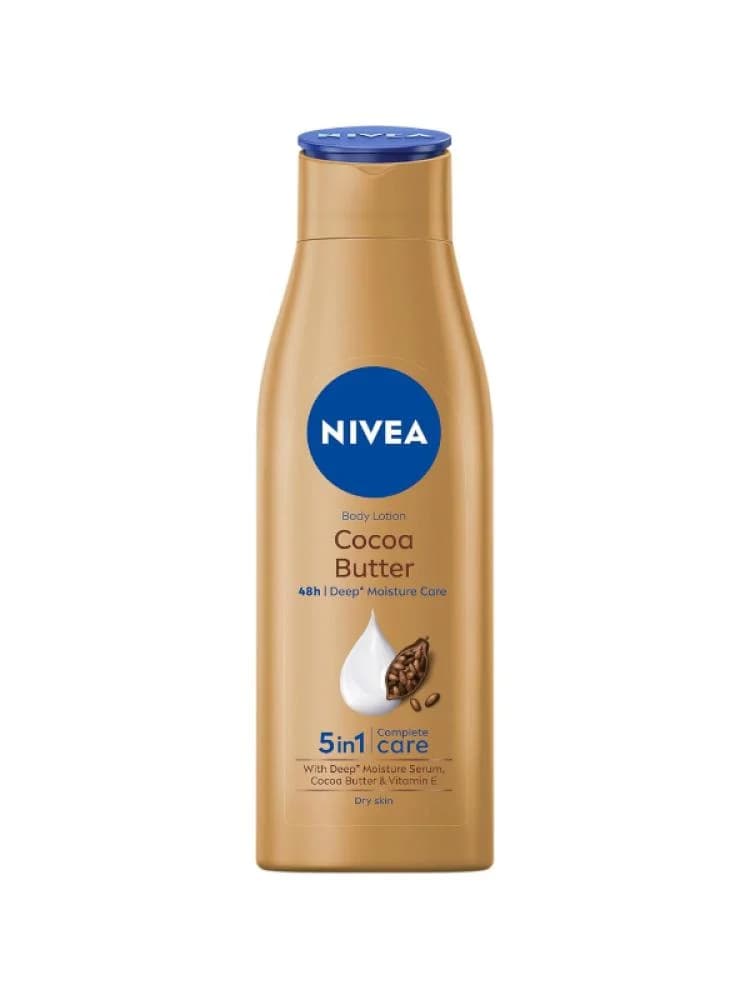 لوسیون بدن NIVEA برای پوست های خشک، کره کاکائو