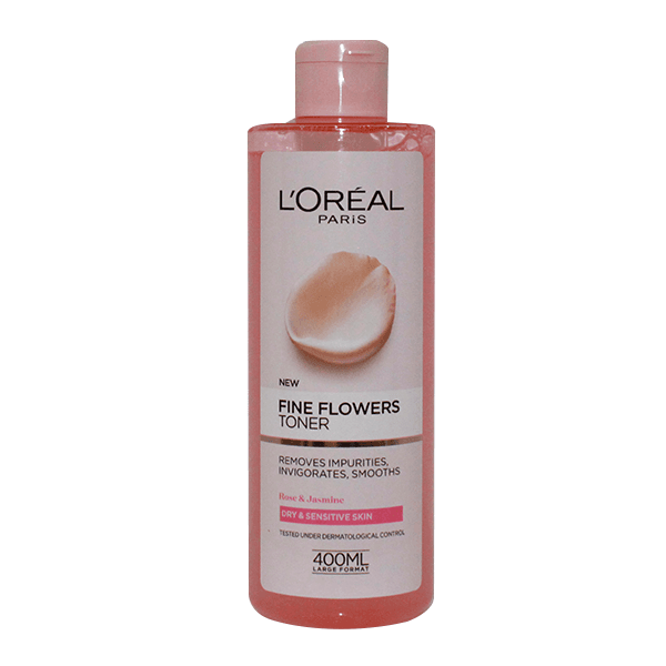 تونر لورال مخصوص پوست خشک مدل Fine flowers