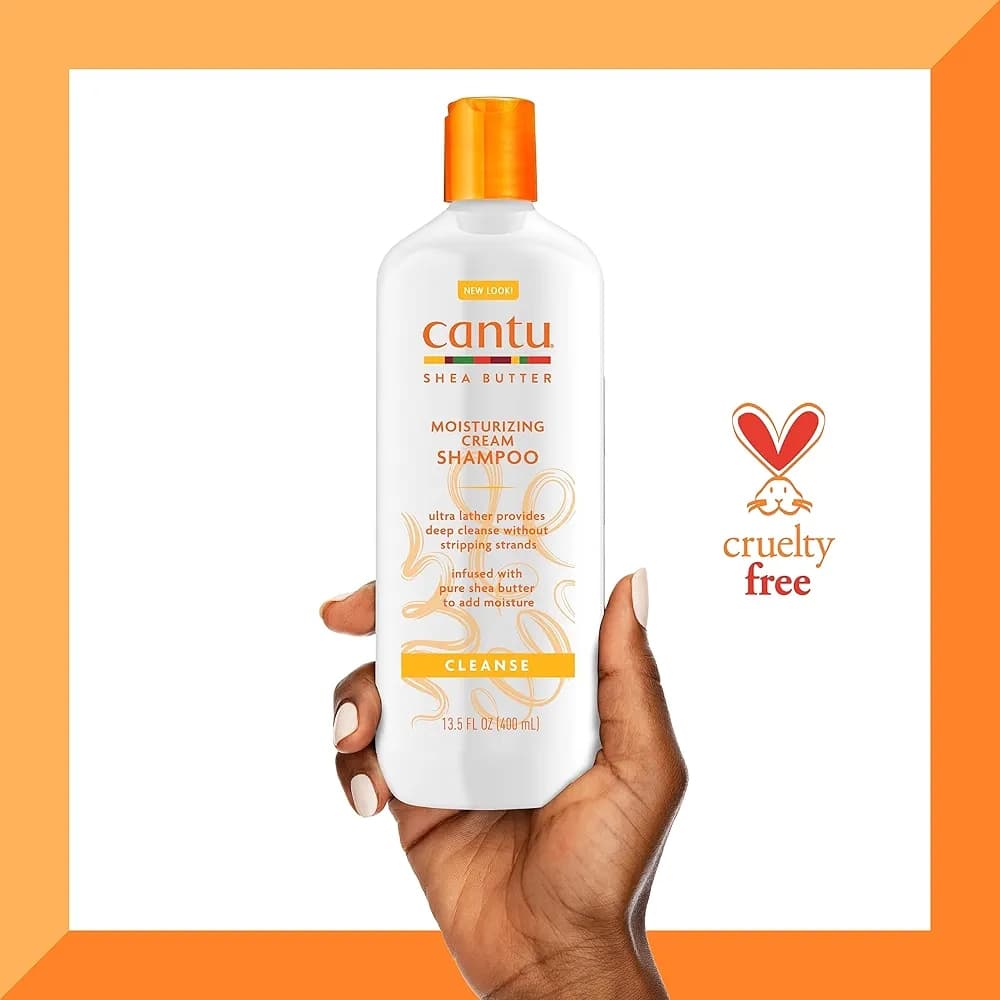 کرم شامپو مرطوب کننده موی فر آبرسان عمیق کنتو Cantu moisturizing — تصویر ۷
