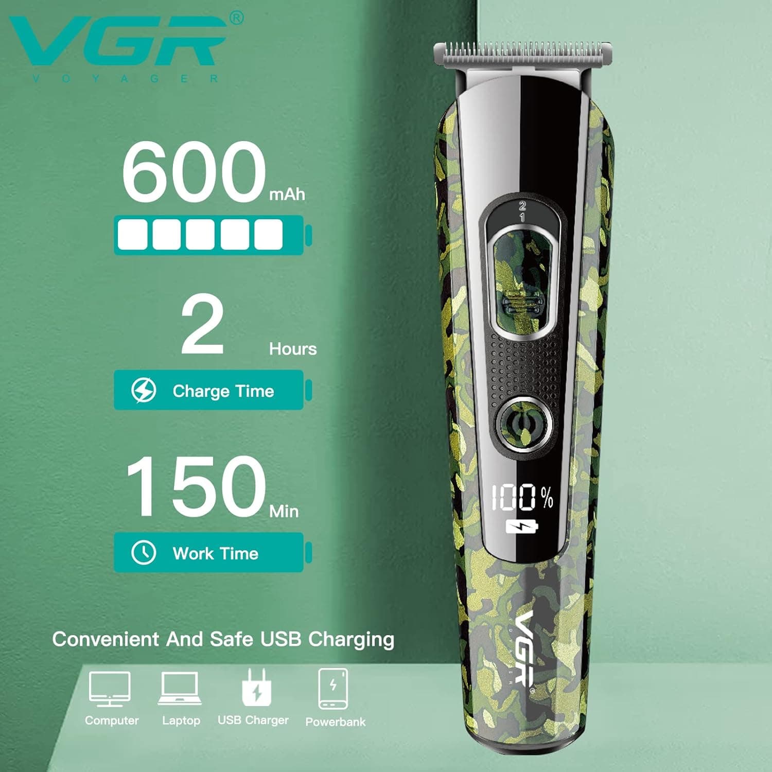 ماشین اصلاح پنج کاره وی جی ار V-102 — تصویر ۱۲
