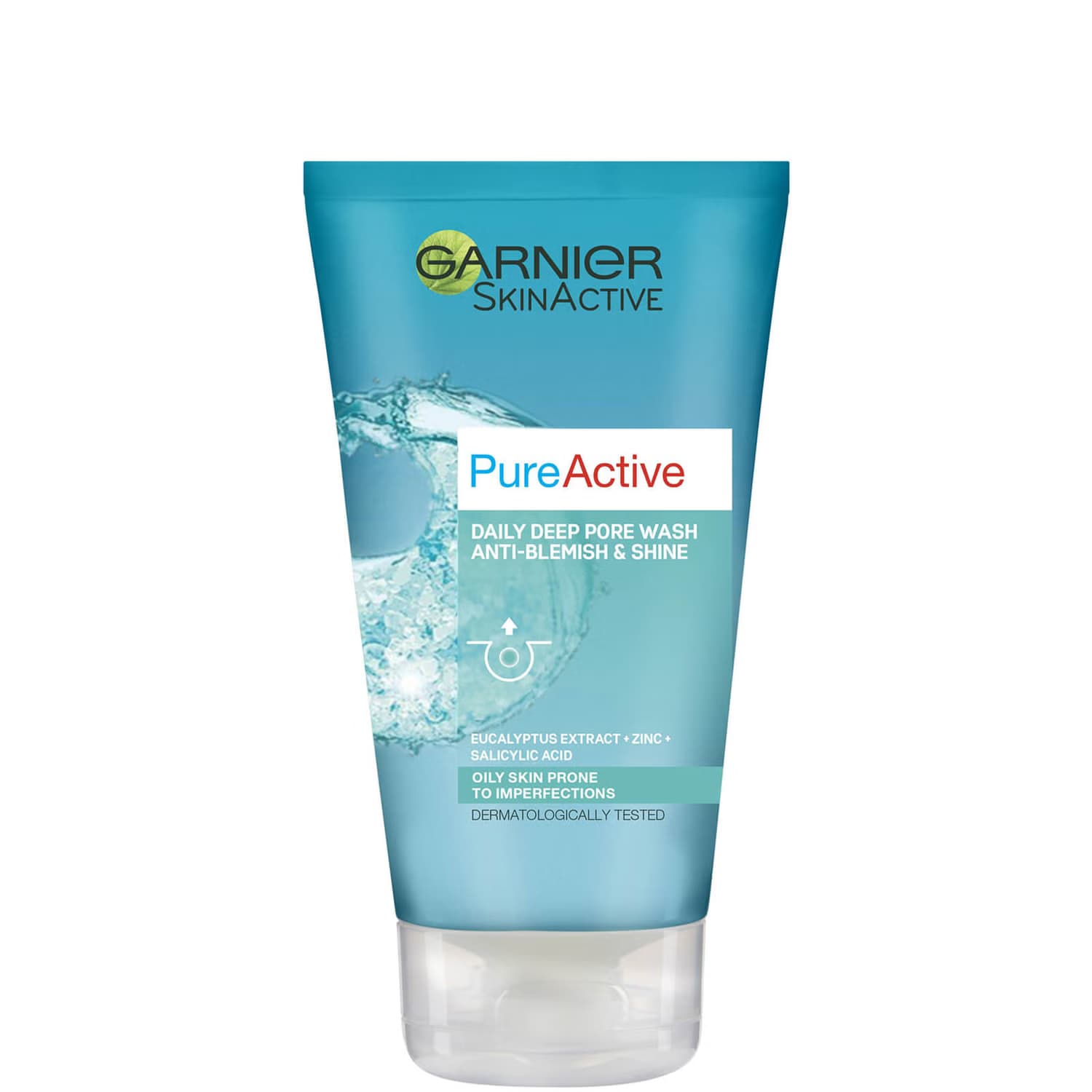 ژل شستشو تیوپی ضد جوش گارنیر مدل pure active