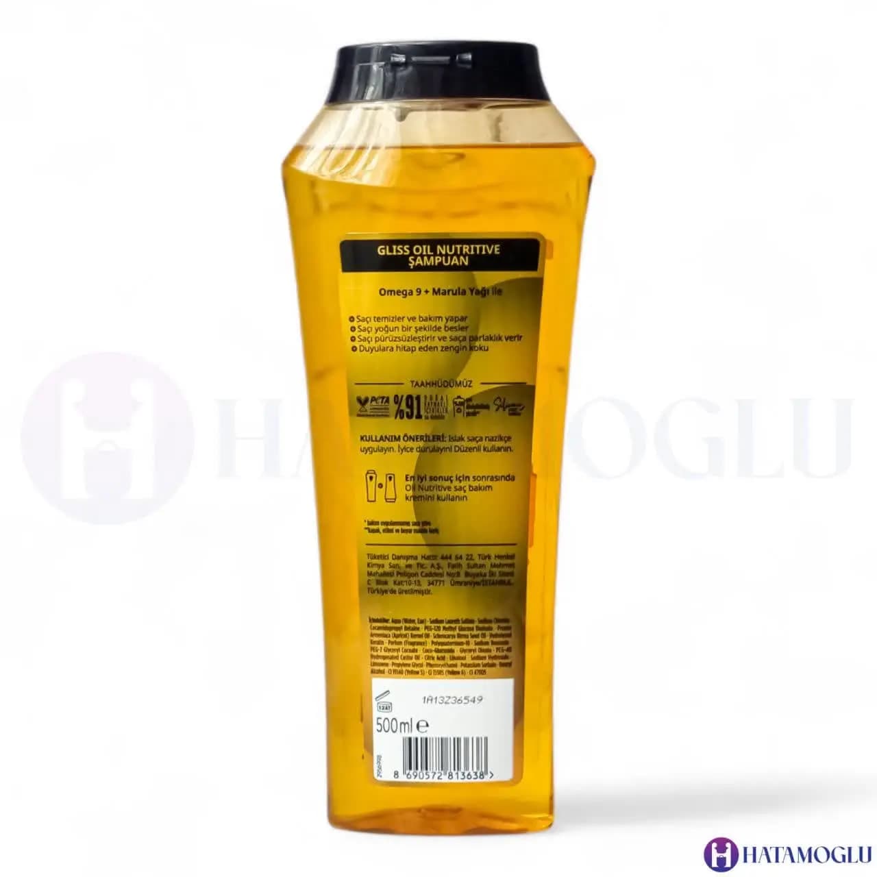 شامپو گلیس مدل Oil Nutritive مناسب موهای آسیب دیده 500 میل — تصویر ۷