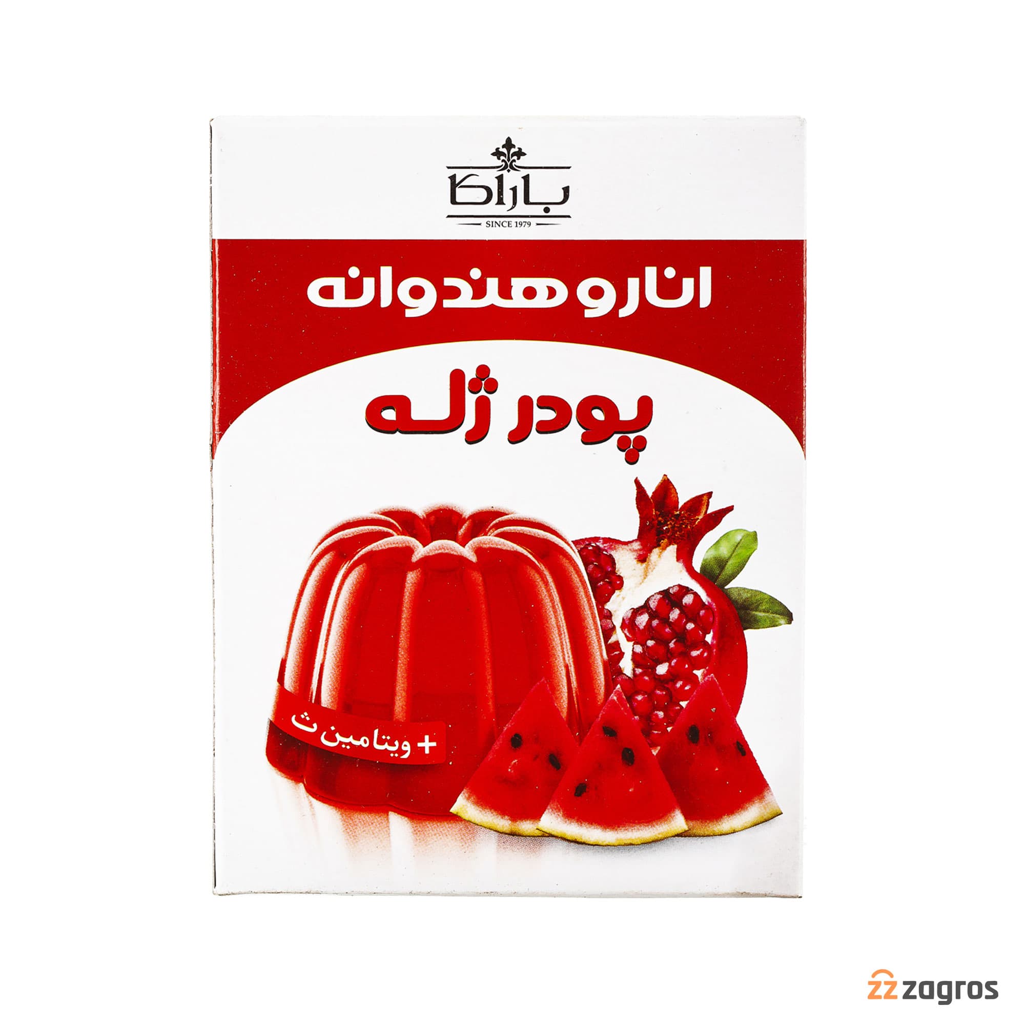 پودر ژله انار و هندوانه باراکا 100 گرم