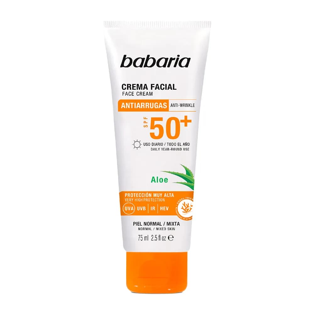 کرم ضدآفتاب باباریا +SPF50 مدل Antipolucion حاوی عصاره آلوئه ورا 75 میل — تصویر ۱۰