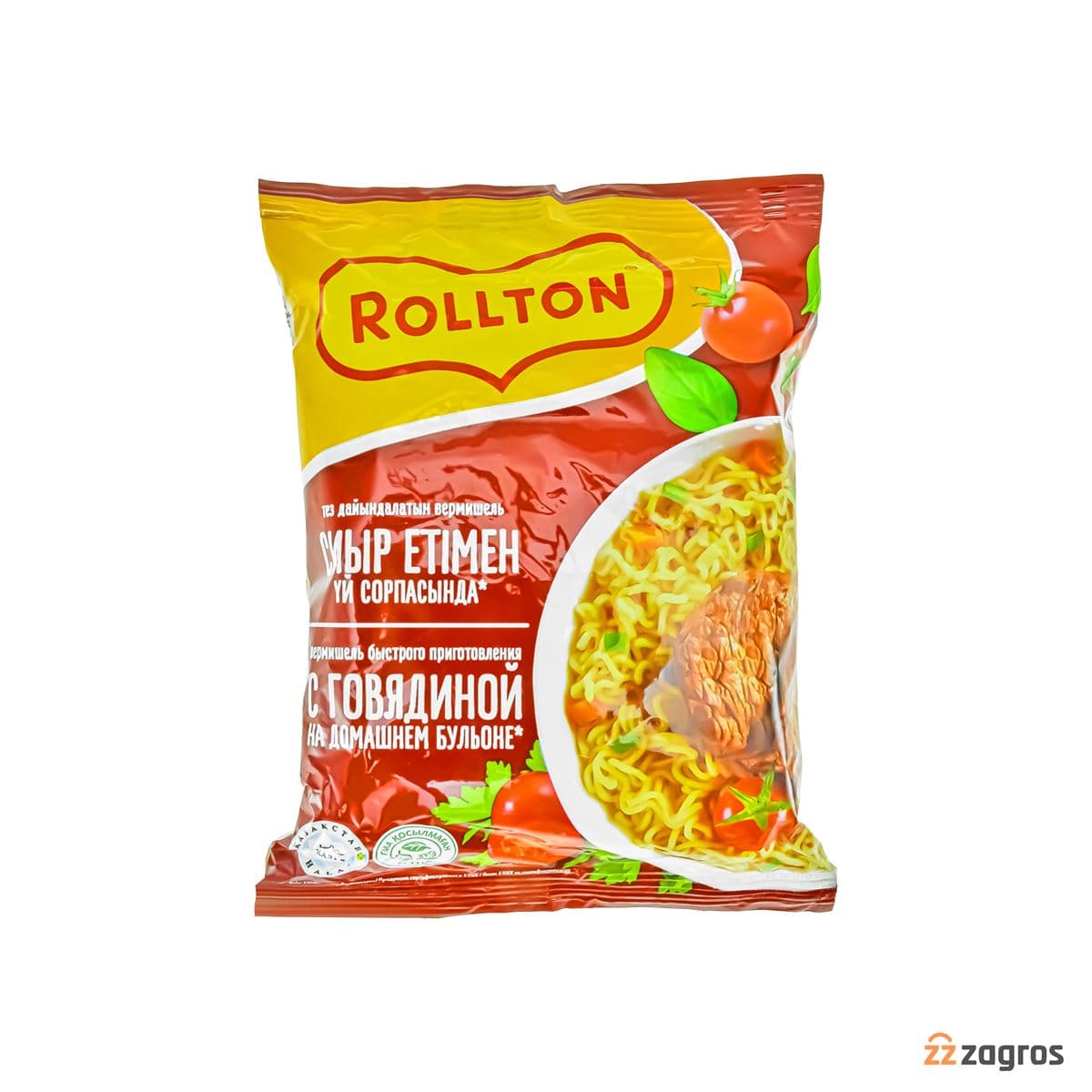 ورمیشل رولتون Rollton با طعم گوشت گاو 60 گرم