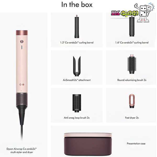 ایررپ دایسون مدل Airwrap-Co-anda2x-CC-Ceramic-Pink-Rose-Gold HS09 — تصویر ۴
