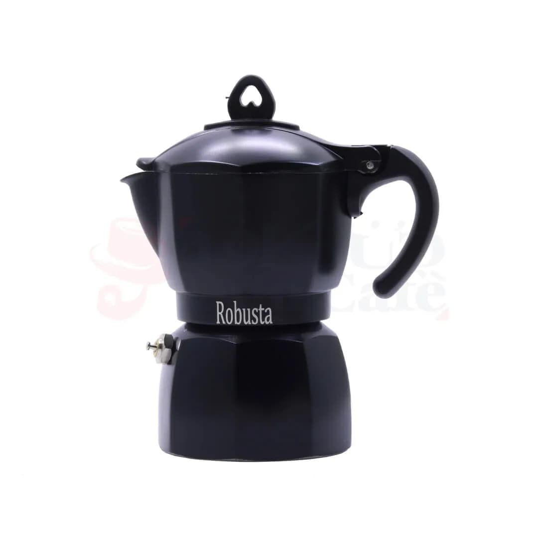 موکاپات 3 کاپ روبوستا (Robusta) مشکی مات — تصویر ۲