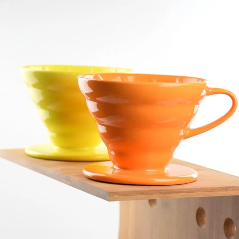 دریپر V60 سرامیکی Hario — تصویر ۸