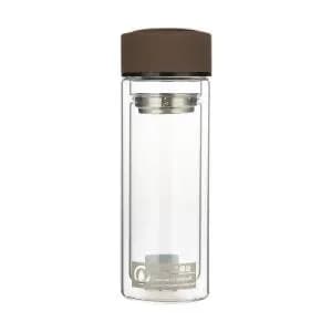 فلاسک دو جداره دمنوش ساز سی اس دی مدل Glass cup ظرفیت ۳۸۰ میلی لیتر — تصویر ۲
