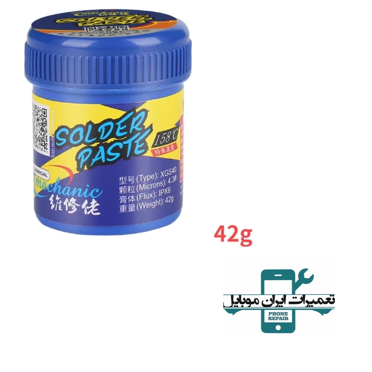 خمیر قلع MECHANIC 42gr 158c — تصویر ۴